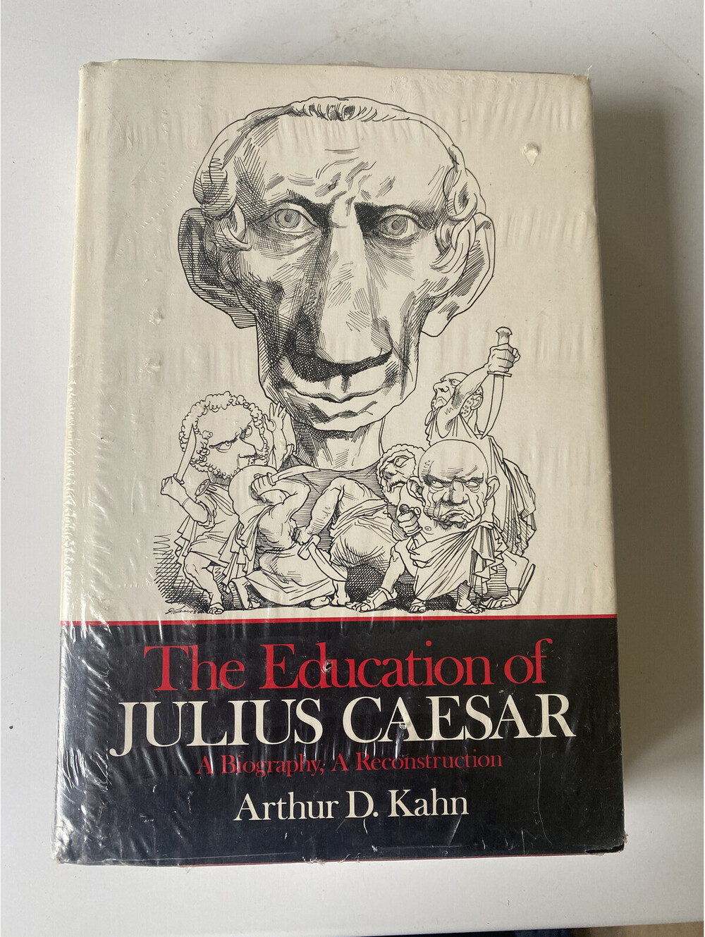 The Education of Julius Caesar Arthur D. Kahn 1986 First Edition Hardcover Seale